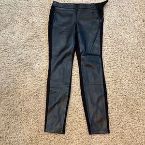 WHBM Skinny Leg Faux Leather Pants Women's OR